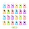 84Pcs Resins Ghosty Statues Miniature Landscape Hallowmas Ghosty Figurines Small Monsters Sculptures Garden Decorations