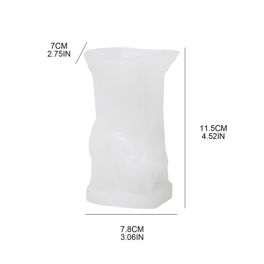 Little-Girl Holding Book Silicone Candle Mold Read Angel Molds for Candle Making Resin Soap-Casting Easter Home Decor