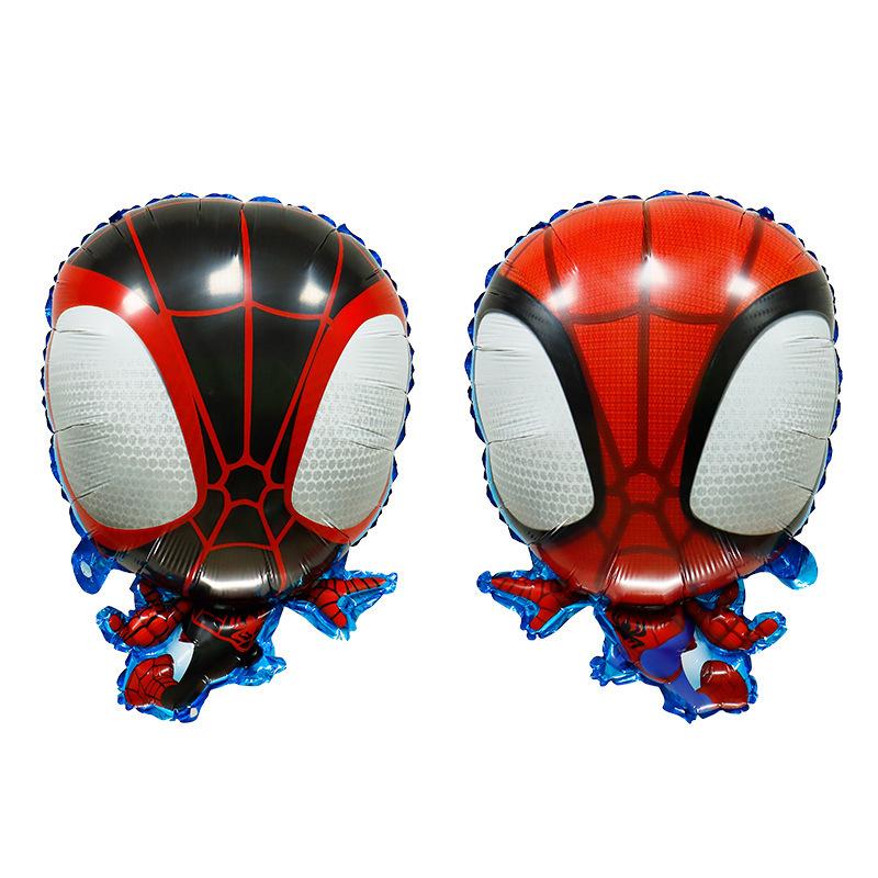 Globo de película de aluminio con forma de superhéroe 10 UNIDADES