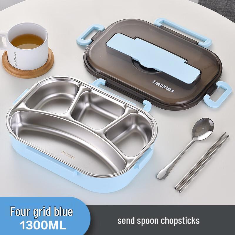 Ruhan 304 Stainless Steel Insulated Divided Bento Lunch Box