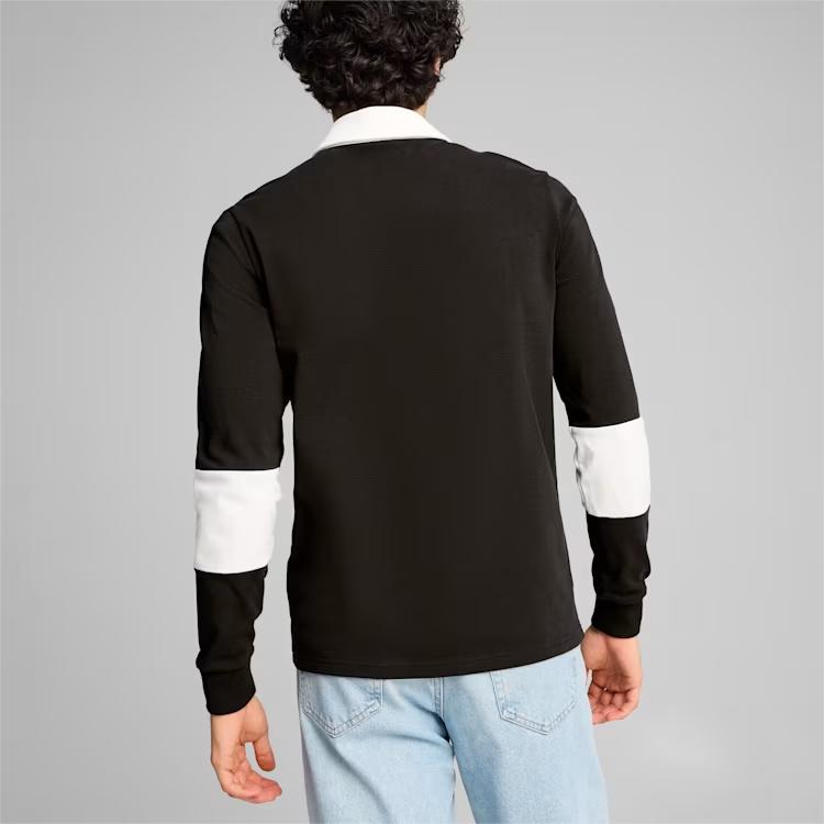 Puma F1 SS24 F1® Series Comfortable Fashion Long Sleeve Rugby Shirt Men tops Black 627247-01
