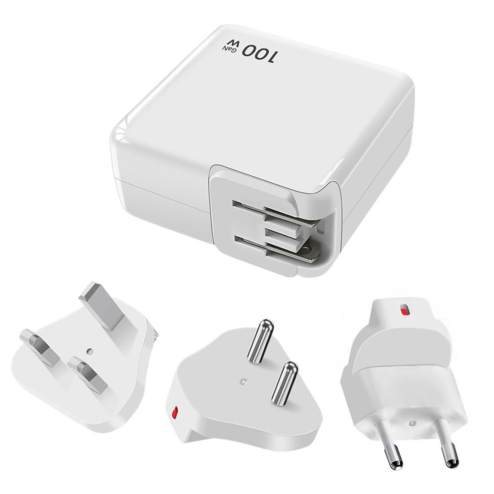 New High-power 100W European Fast Charging Is Suitable for Samsung Mobile Phone Apple 16 Charger Laptop Dual C Port