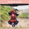 Car Acrylic Halloween Hanging Girl Pendant Auto Interior Accessories Driving