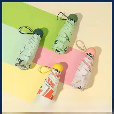 50% Off Dual-Use Mini Pocket Umbrella: UV Protection for Sun & Rain, Colorful and Compact Design