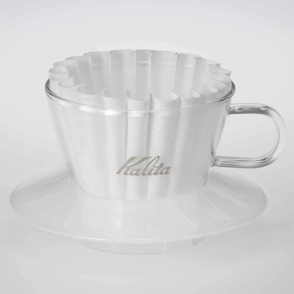Kalita Kaffeetropfer Wave Serie Glas für 1-2 Personen Klar WDG-155 #05066
