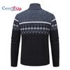 Cozy Up Automne et hiver nouveau pull hommes Cardigan veste polaire épaissie couleur pull mode hommes veste ample