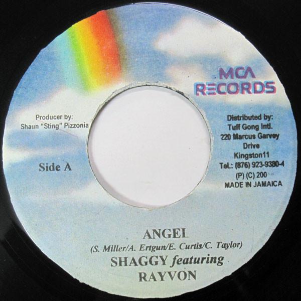 

7inch Record SHAGGY, RAYVON - Angel NONE MCA Records 2000 Jamaica Reggae, Ska & Dub Used