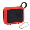 Shockproof Silicone Case for JBL GO 4 Portable Bluetooth Speaker with Carabiner for Travel and Protection