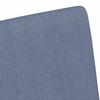 Dining Chairs with Casters 2 pcs Blue 57 x 66 x 94 cm Cord Fabric
