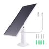 10W 5V Waterproof Solar Charger 2‑in‑1 Micro USB Type‑C Solar Power Supply with 3‑Meter Cable Portable Solar Charger for Sec 4