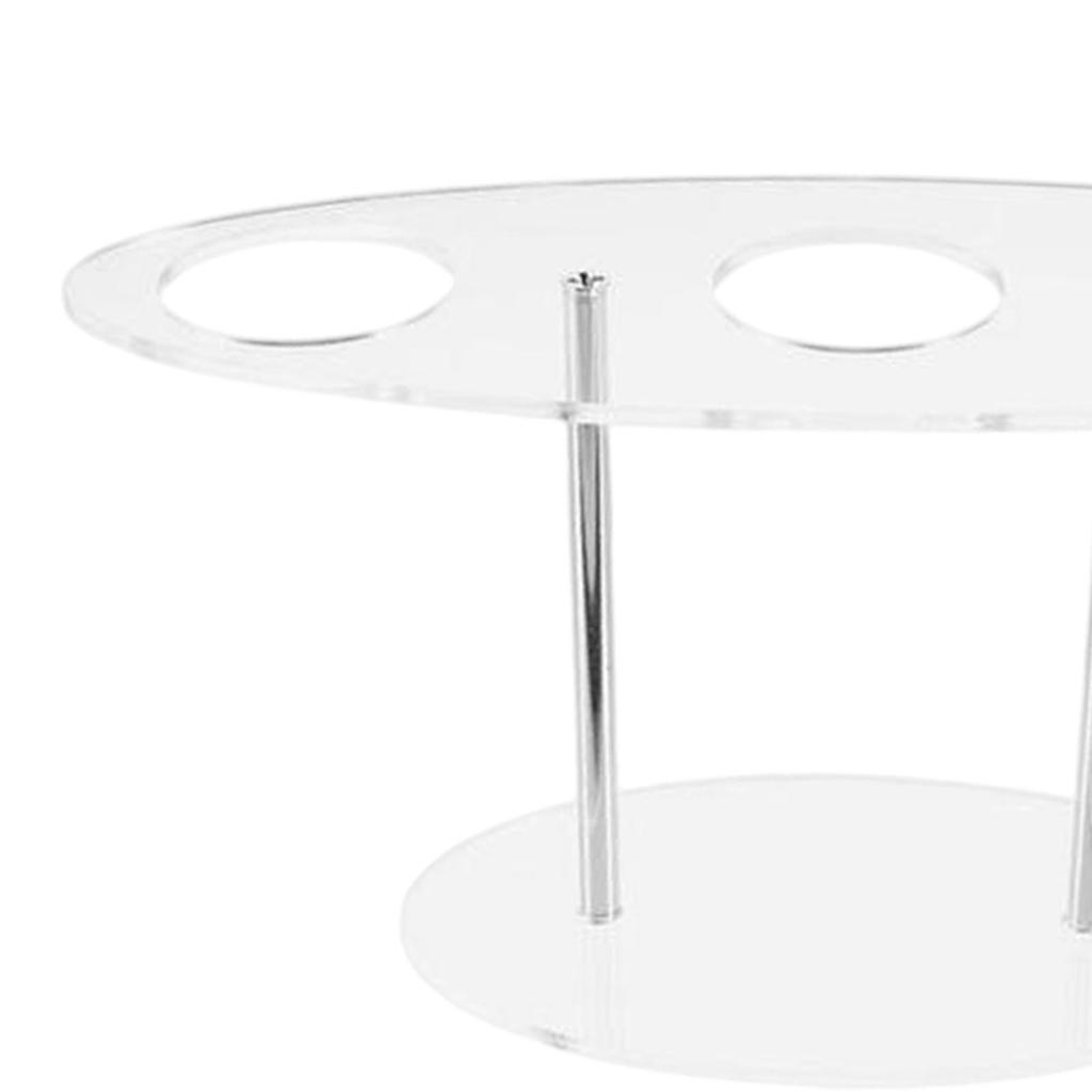 Acryl Eiscreme Präsentationsständer, Gebäckständer Waffelhörnchenhalter für Zuhause Schreibtisch Party Geburtstagsdeko