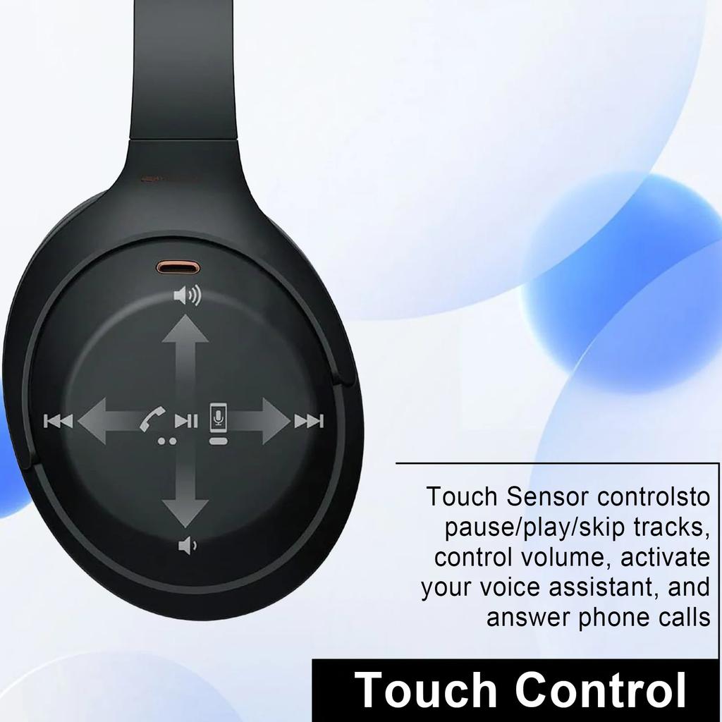 JYL Kopfhörer WH-1000XM4 Over-Ear Noise Cancelling Faltbar