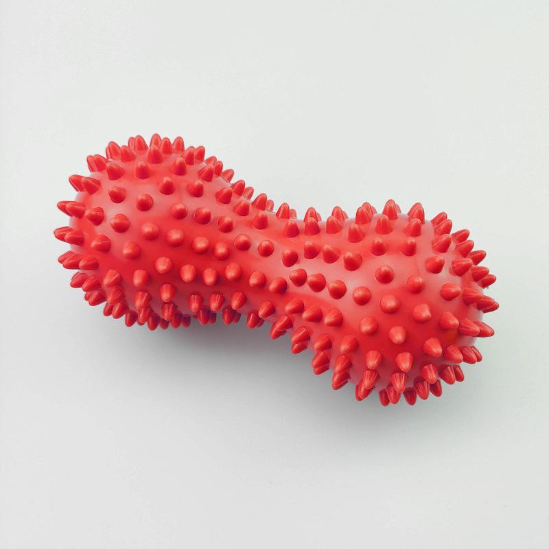 PVC Spiky Peanut Massage Ball for Acupressure, Yoga, and Fitness