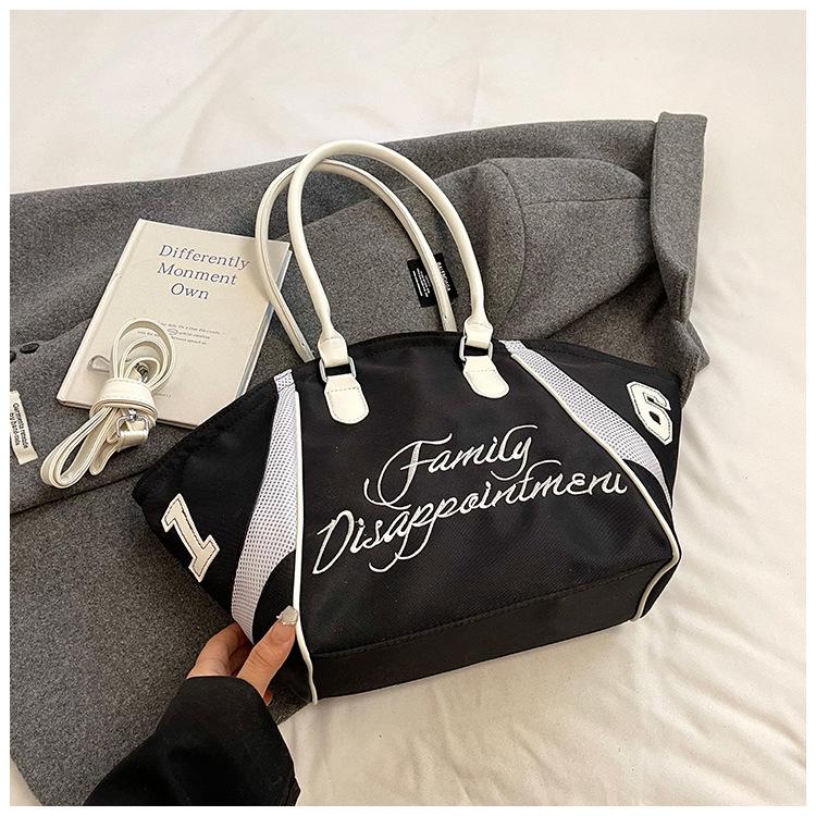 Commuter large-capacity bag women's summer new casual high-value shoulder messenger bag portable tote bag