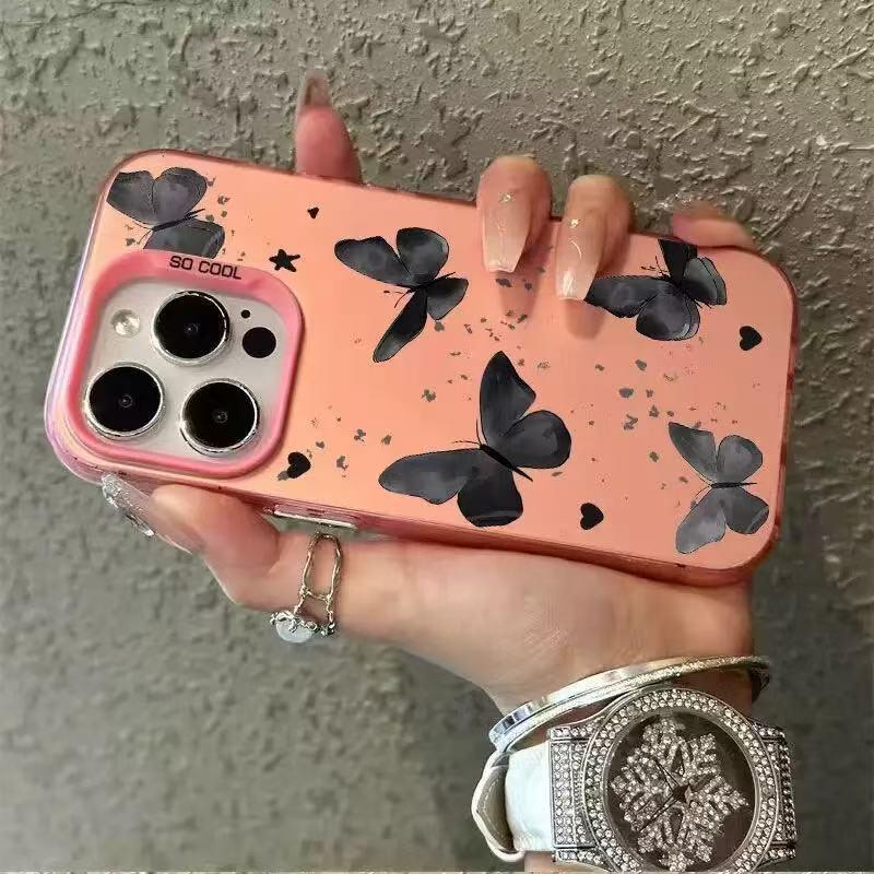 Butterfly Case for iPhone 17 Pro Max/Energetic Style for iPhone 16/European & American Design for iPhone 15-14