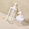 1pc 500ml/1000ml Pump Bottle Dispenser Plastic Refillable Bottles Wide Mouth Style Refillable Empty for Travel Shower Soap