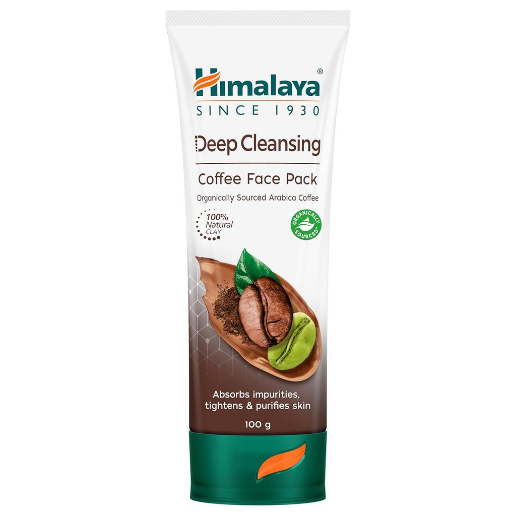 Himalaya Deep Cleansing Coffee Face Pack 100g Single Pack for Radiant Smooth Skin and Natural Glow Daily Skincare