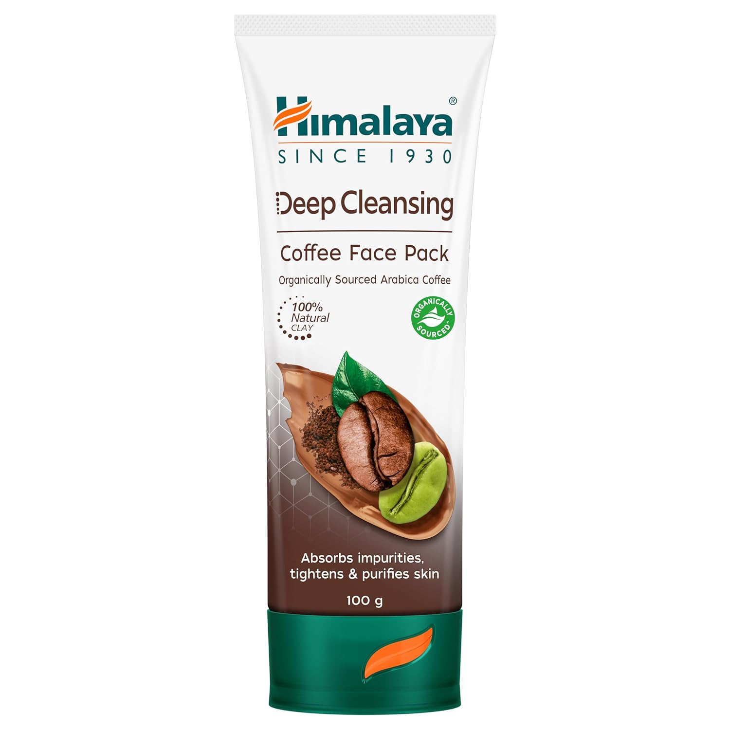 

Himalaya Deep Cleansing Coffee Face Pack 100g Single Pack for Radiant Smooth Skin and Natural Glow Daily Skincare