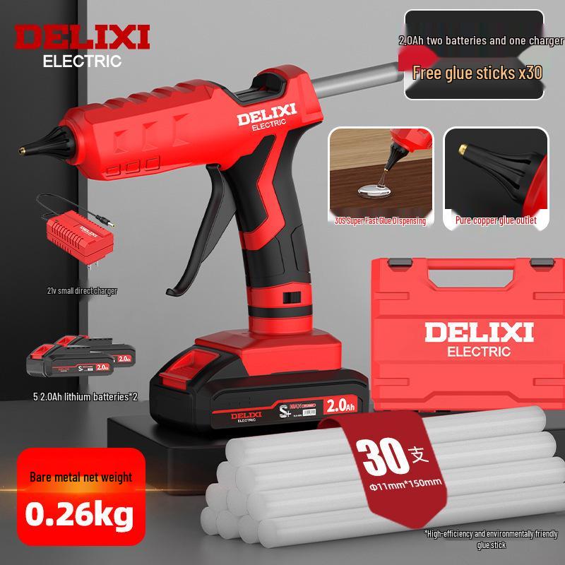 Wireless Rechargeable Hot Melt Glue Gun for Kids' Crafts & Household Use