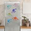 Movable Joints Frog Fridge Magnet 3D Printed Frog Fidget Toy Articulated Animal Model Figurine Magnetic Refrigerator Frog Decoration Ornament