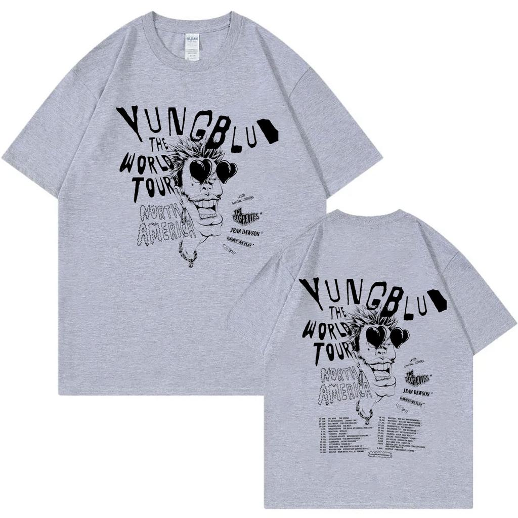 Yungblud Concert Tour Graphic T Shirts Mens Womens Fashion Vintage Short Sleeve Tshirt High Quality Cotton Oversized Tshirts