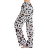 Women's Christmas Print Loose Fit Pajama Pants for Sleep and Home Relaxation
