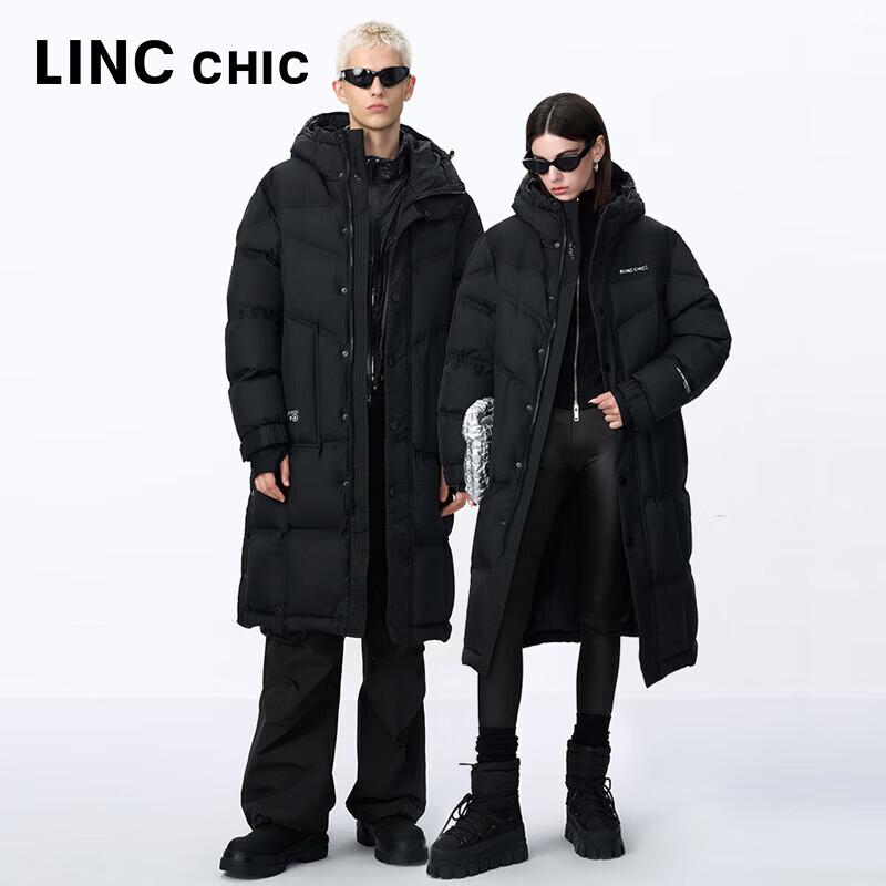

Jin Yujie 2024 Winter Unisex Long Loose Thickened Hooded Down Puffer Jacket L