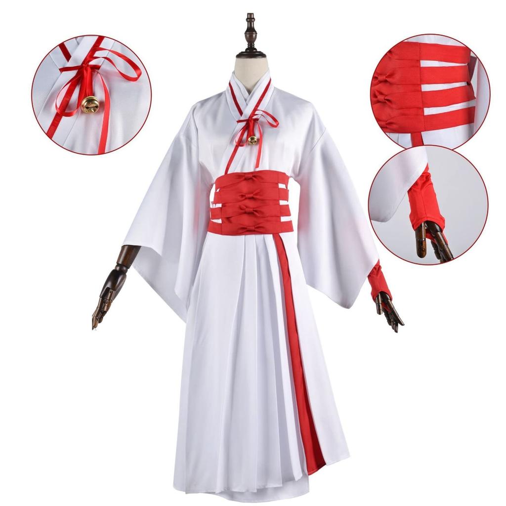 Gabimaru Sagiri Cosplay Costume for Jigokuraku Yamada Asaemon Sagiri Uniform with Waist Hair and Sleeve and Leg Perfect for Stage Cultural and School