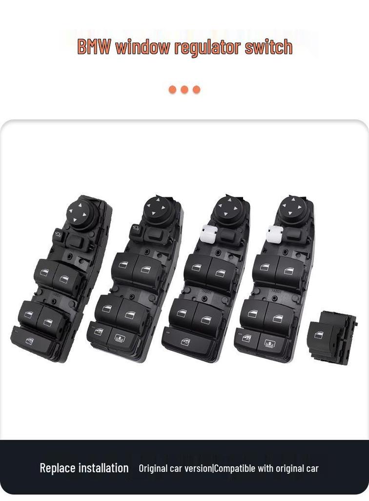 BMW 3, 5, 7 Series F30 F02 F18 Electric Window Lifter Switch Control Button