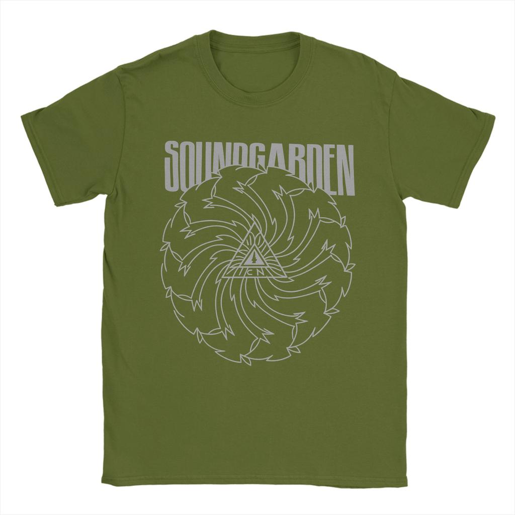 Soundgarden Badmotorfinger TShirt Summer Couple Pure Cotton ONeck Oversize Clothes Short Sleeve YK Basic Tshirt