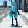 Perücke Haare 110 cm Cosplay Hatsune Miku Vocaloid Anime Manga Seemannskappe