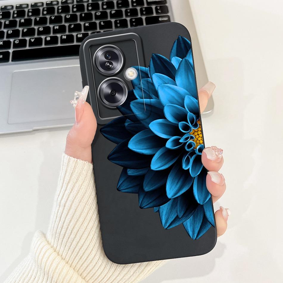 For OPPO A79 5G Beautiful Bow Rose Painting Phone Case For Oppo A79 5G CPH2553 CPH2557 Shockproof Soft Silicone Cases