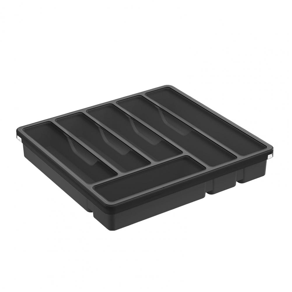 Cutlery Tray with Lid Utensil Storage Box Kitchen Utensil Holder with Lid 6 Compartments Drawer for Chopsticks for Flatware