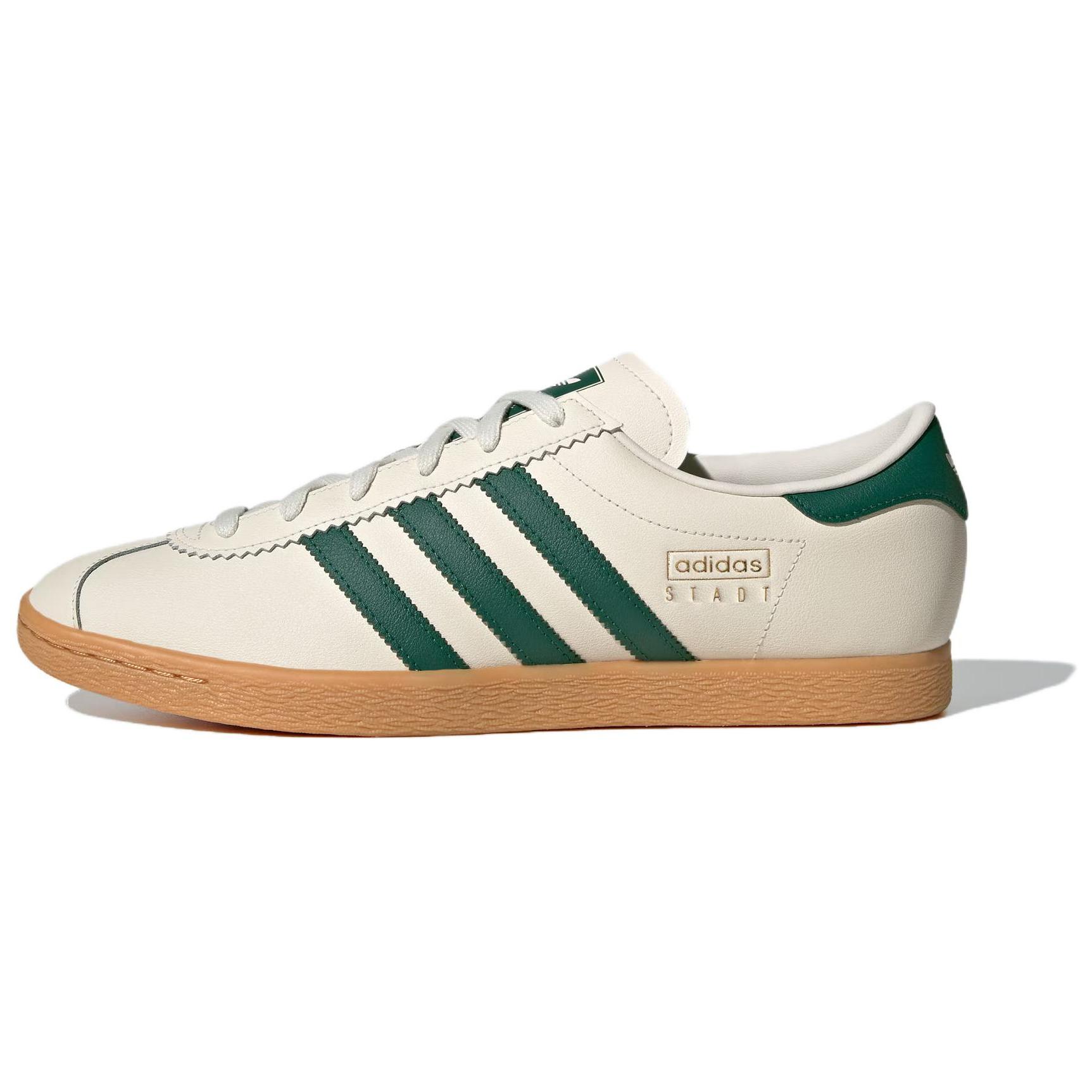 Adidas Stadt Unisex Off White Green Gum JR8311 37