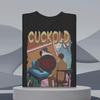 Vtipné tričko pro cuckolda: Humorný úchylný design, Unisex bavlněné tričko (Zralý)