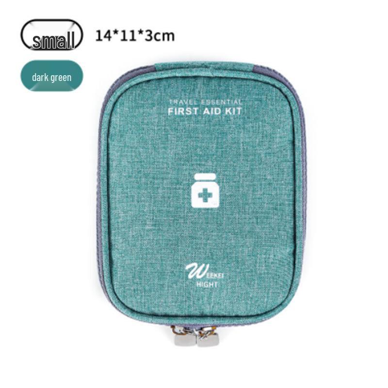 Portable Medical First Aid Kit - Home, Travel, and Emergency Drug Storage Box