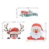 Car Sticker Magnetic Refrigerator Magnets Christmas Decoration Reflective Decor