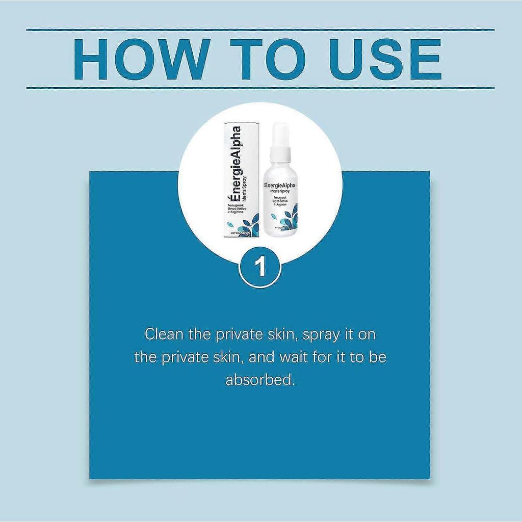 Men's Confidence & Performance Boost Spray - 5x Male Balance Seaweed Formula - Natural Enhancement Spray - Boost Vitality & Confidence - 50ml
