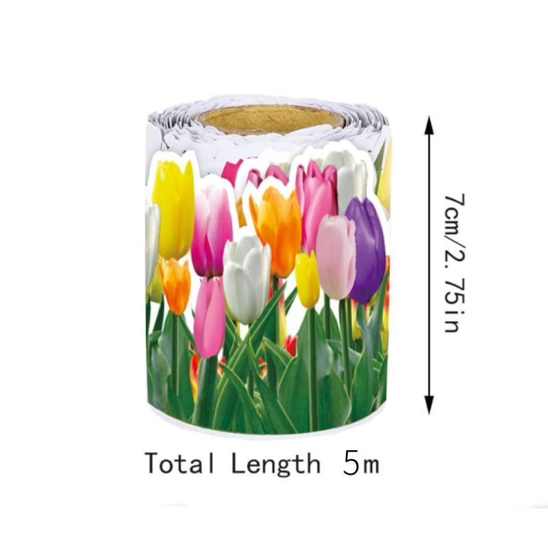 

Spring Tulip Flower Party Classroom Decor Paper With Color Printing For Home And Event Use