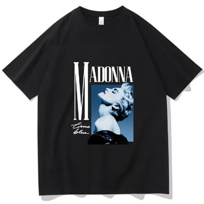 2024 The Celebration Tour Madonna T-Shirt Unisex O-Ausschnitt Musikfans Geschenk Freizeitshirt Übergroß Sommer Druck T-Shirt Regulär