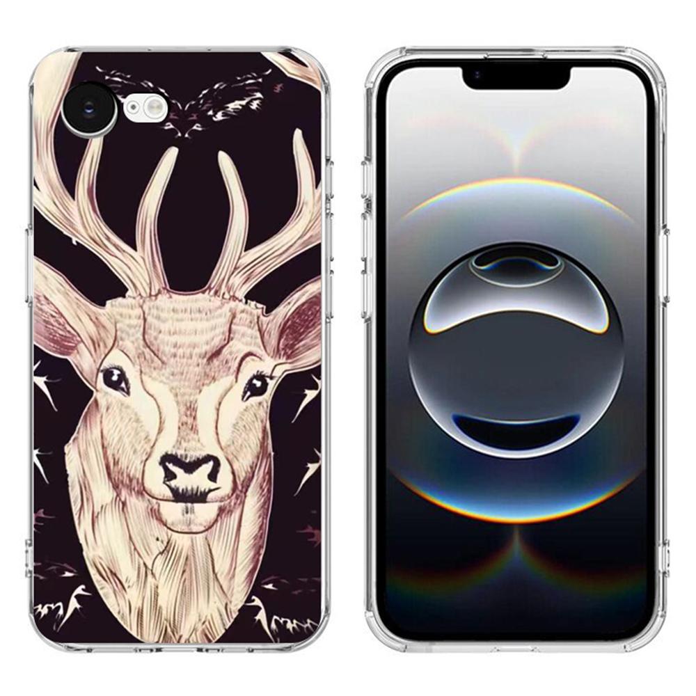 For iPhone 16e Case Pattern Printing Cell Phone TPU Back Cover