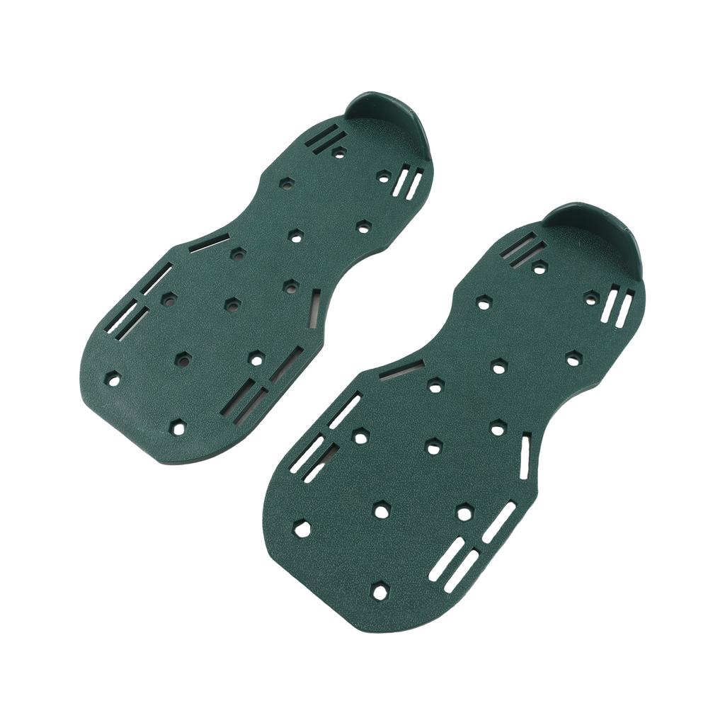 Lawn Aerator Shoes Effective Tool for Aerating Yard Soil Spike Aerating Sandals with   2 Straps Metal Buckle 26 Steel Metal Spikes One Size F