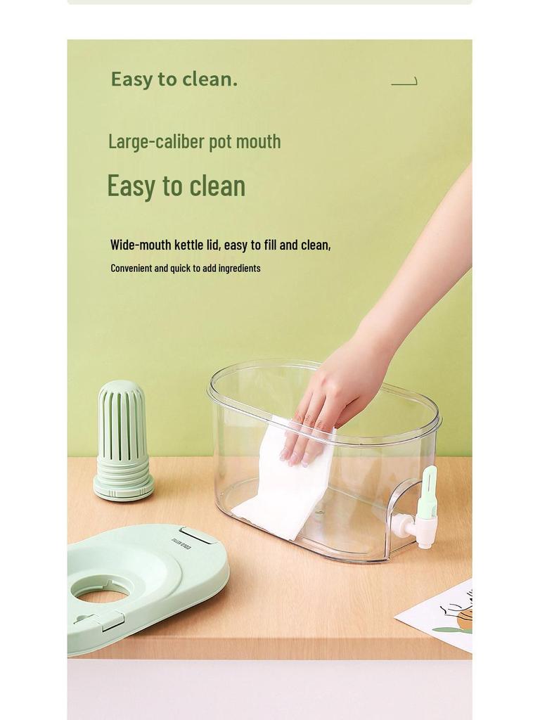 Japanese Style High-Temperature Resistant Plastic Water Kettle with Spout, Large Capacity for Cold Beverages, Ideal for Picnics