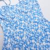 Fall Fashion Style Elegant Slim Halter Strap Floral Print Dress