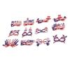 12 Stück Unabhängigkeitstag Brillen Amerikanische Flagge Feiertagsbrillen für Foto-Requisiten Partygeschenke
