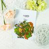 50 Ins Green Series Non-repeat Transparent Decorative Stickers DIY Glass Cup Creative Hand Account