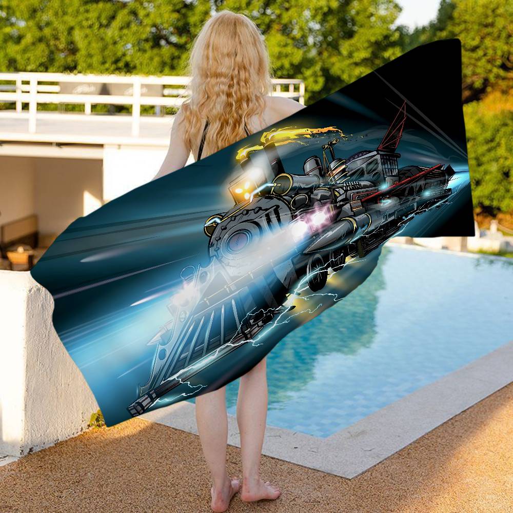 Science Fiction Comedy Back To The Future Big Microfiber Beach Towels Quick Dry Towel Beach Towels Pool Towel For Travel Yoga
