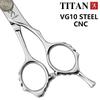 TITAN Professional Barber Scissors Cutting Thinning Hair Cut Tool New Item Hairdressing Shear 6inch Vg10 Steel Cnc