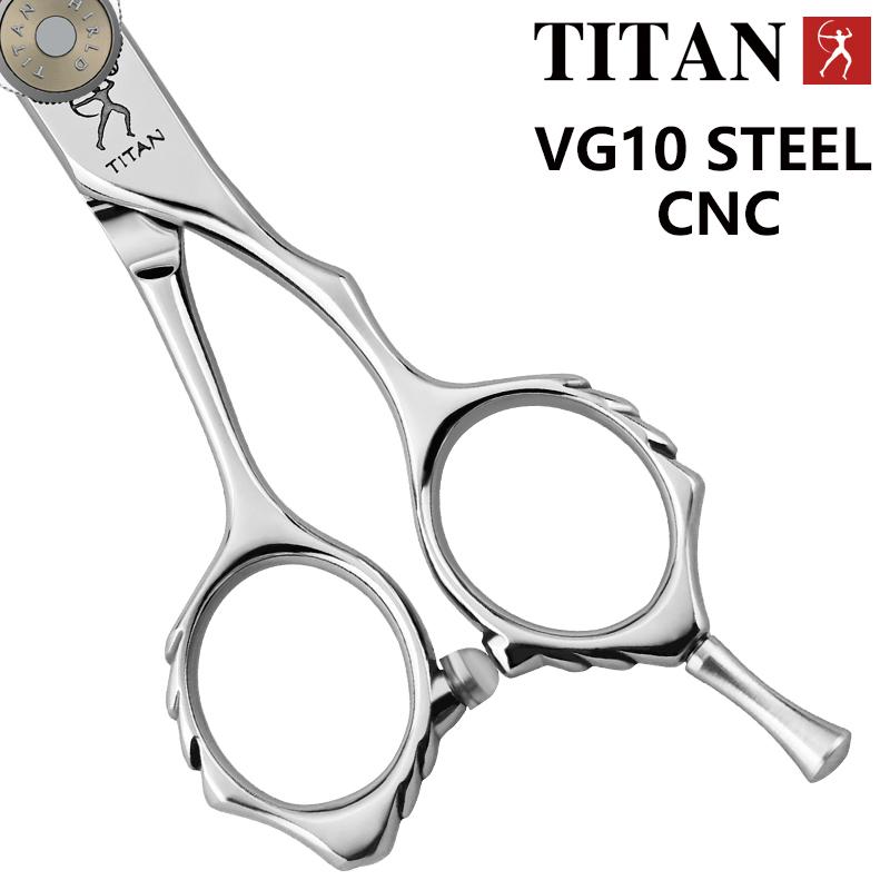 TITAN Professional Barber Scissors Cutting Thinning Hair Cut Tool New Item Hairdressing Shear 6inch Vg10 Steel Cnc