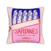 Cuadros Decorations Sardines Nordic Pillow Case  Soft Pillow Cover For Living Room Sofa Kawaii Pillowcases